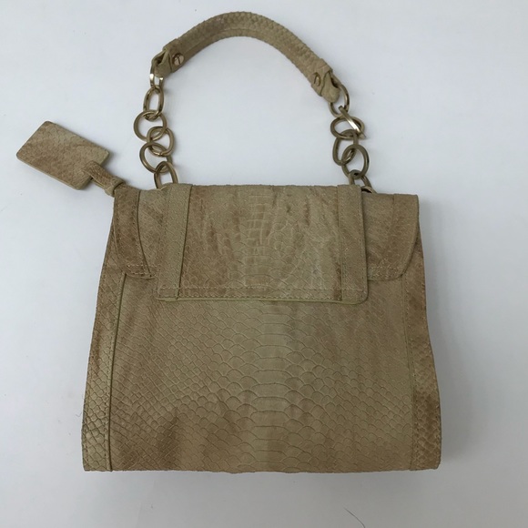 Pre-Owned Alesisuospinu” Cream lLeather Handbag - Picture 2 of 3